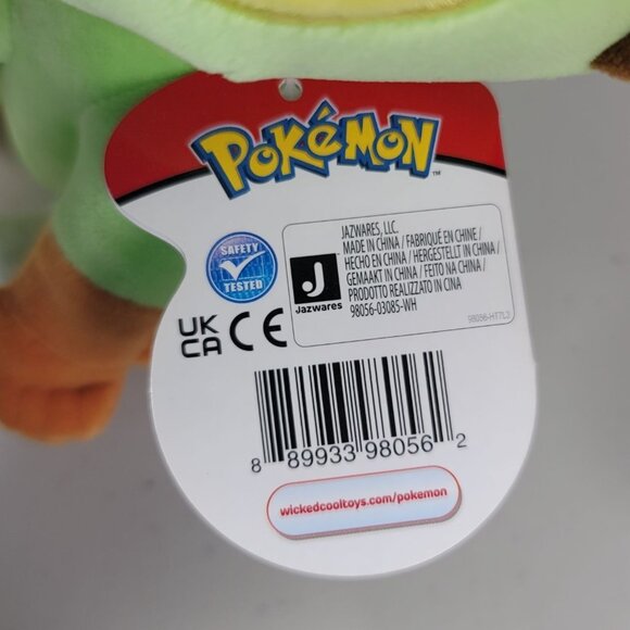 Pokemon Grookey Plush Doll Figure Green 8" WCT Official Stuffed Animal NWT - Picture 10 of 12